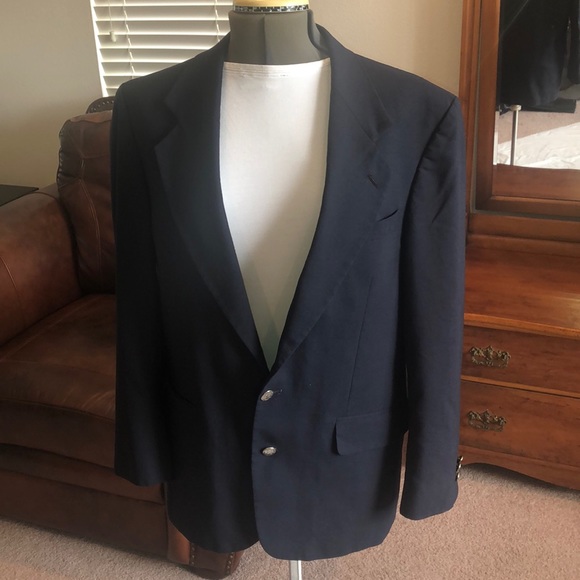 Oscar de la Renta Other - Oscar De La Renta blue blazer 2 button size 48R